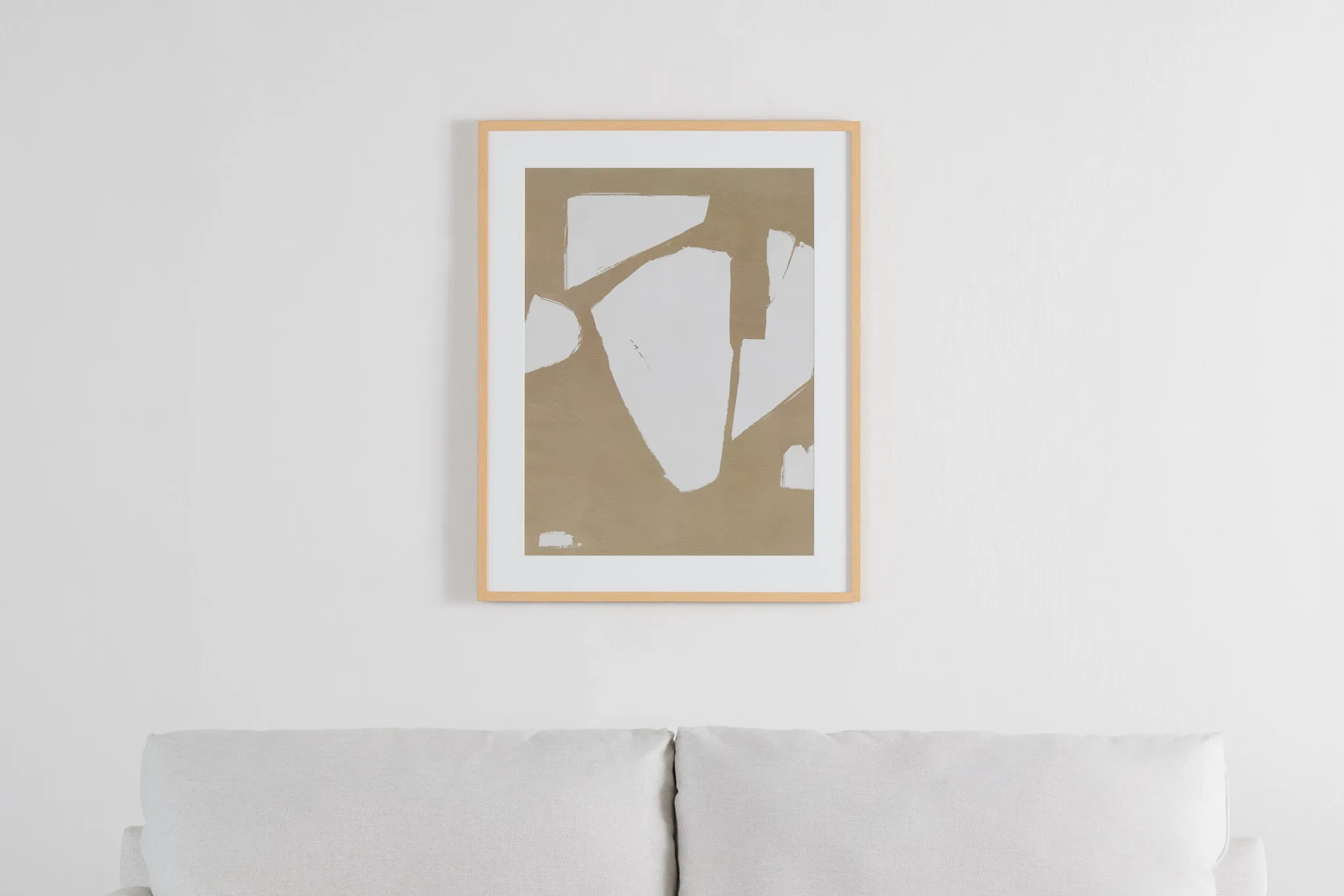 Wynn Beige Framed Wall Art