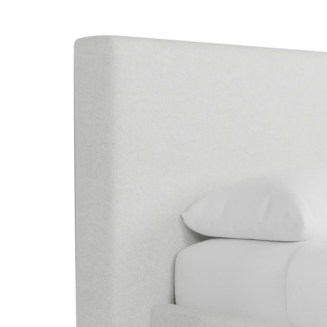 Grayton Elite Ivory 44" Upholstered Platform Bed Grayton Elite Ivory 44" Upholstered Platform Bed