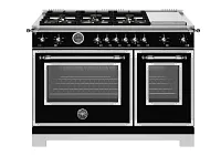 Bertazzoni 486 Series Black 48" Gas Range