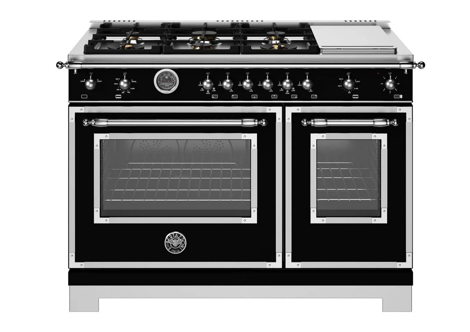 Bertazzoni 486 Series Black 48" Gas Range