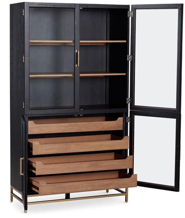 Provo Dark Tone Curio Cabinet