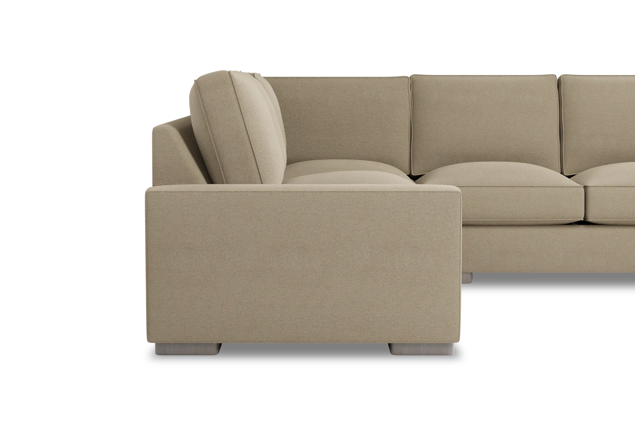 Edgewater Elite Taupe Medium Right Chaise Sectional