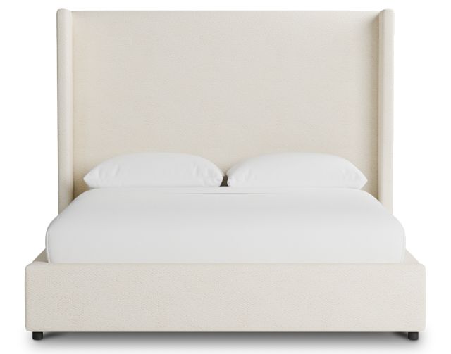 Captiva Gellar White 60" Upholstered Shelter Bed