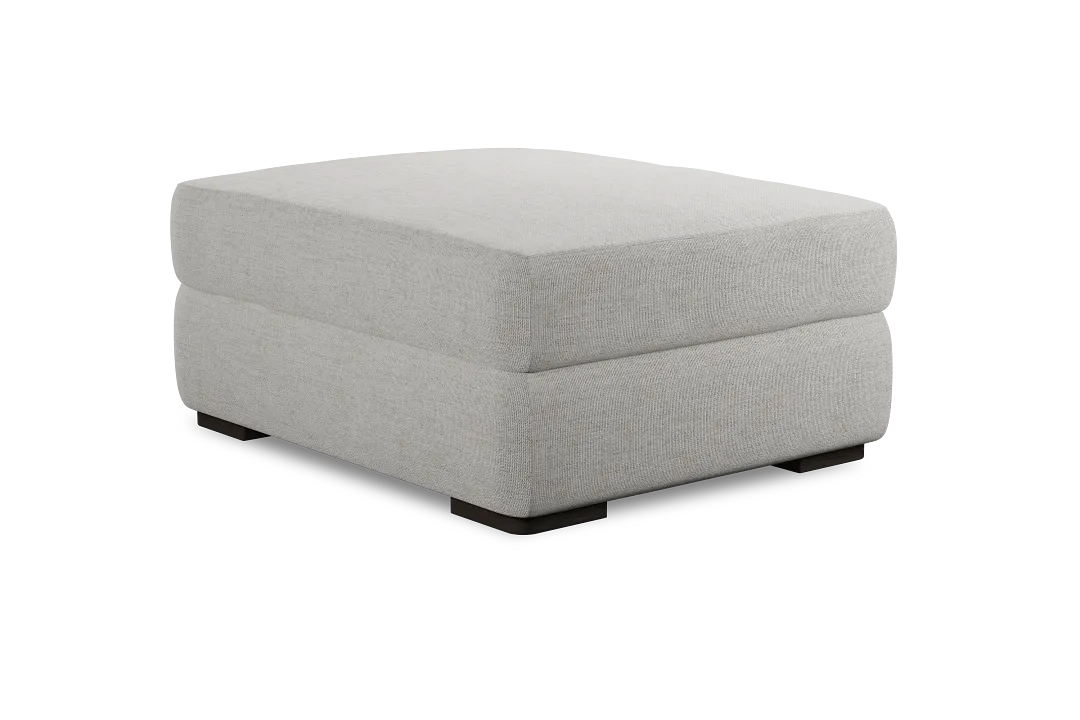 Edgewater Maguire Ivory Ottoman