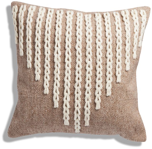 Jade Ivory 22" Accent Pillow