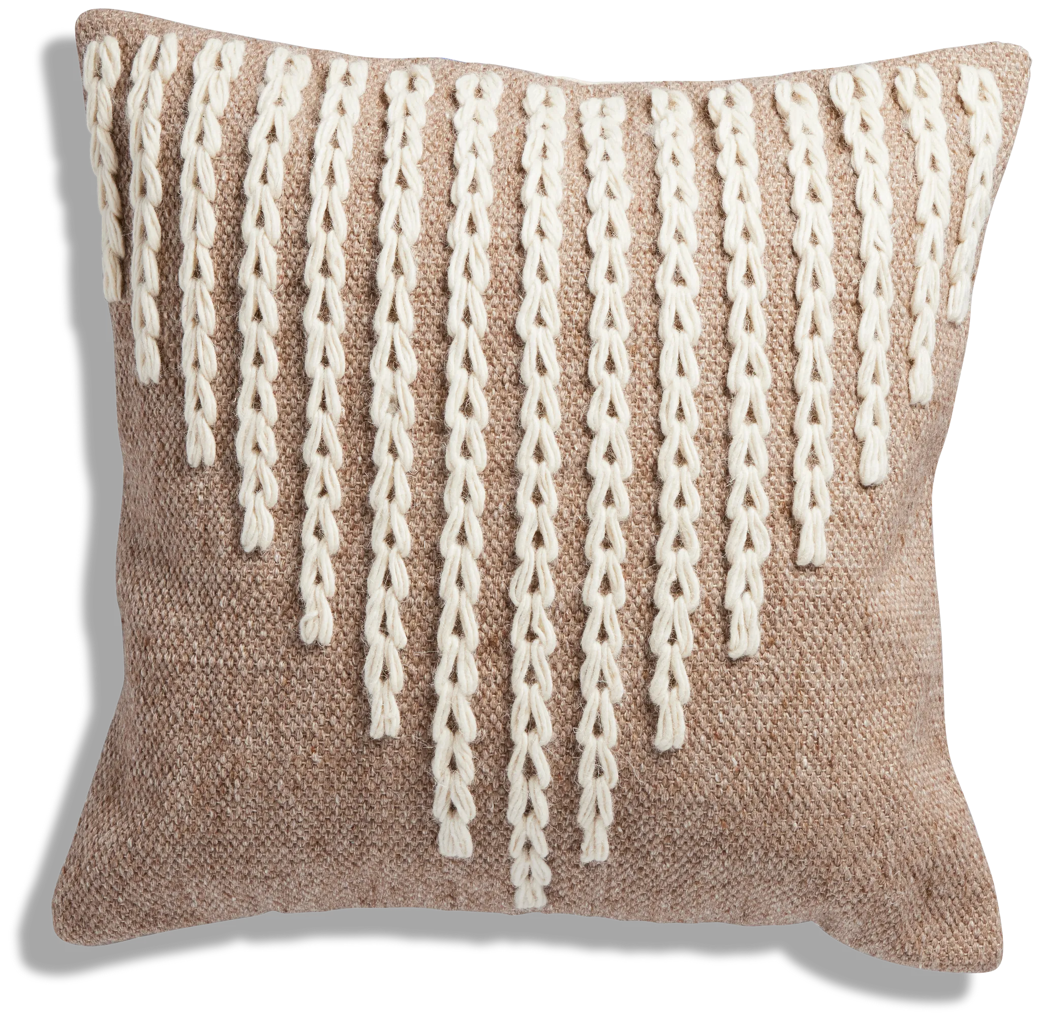 Jade Ivory 22" Accent Pillow