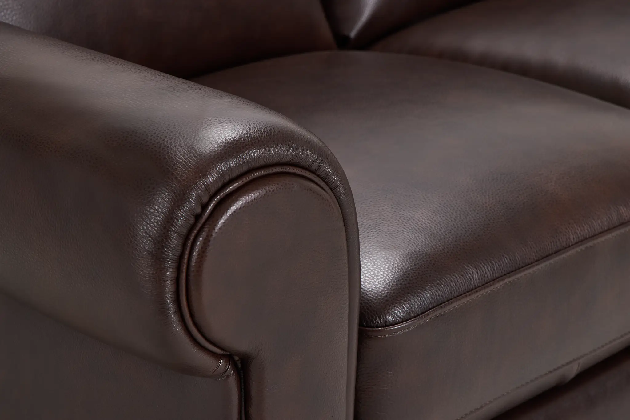 Lincoln Medium Brown Lthr/vinyl Sofa Lincoln Medium Brown Lthr/vinyl Sofa
