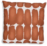 Shiba Dot Dark Orange 18" Indoor/outdoor Accent Pillow