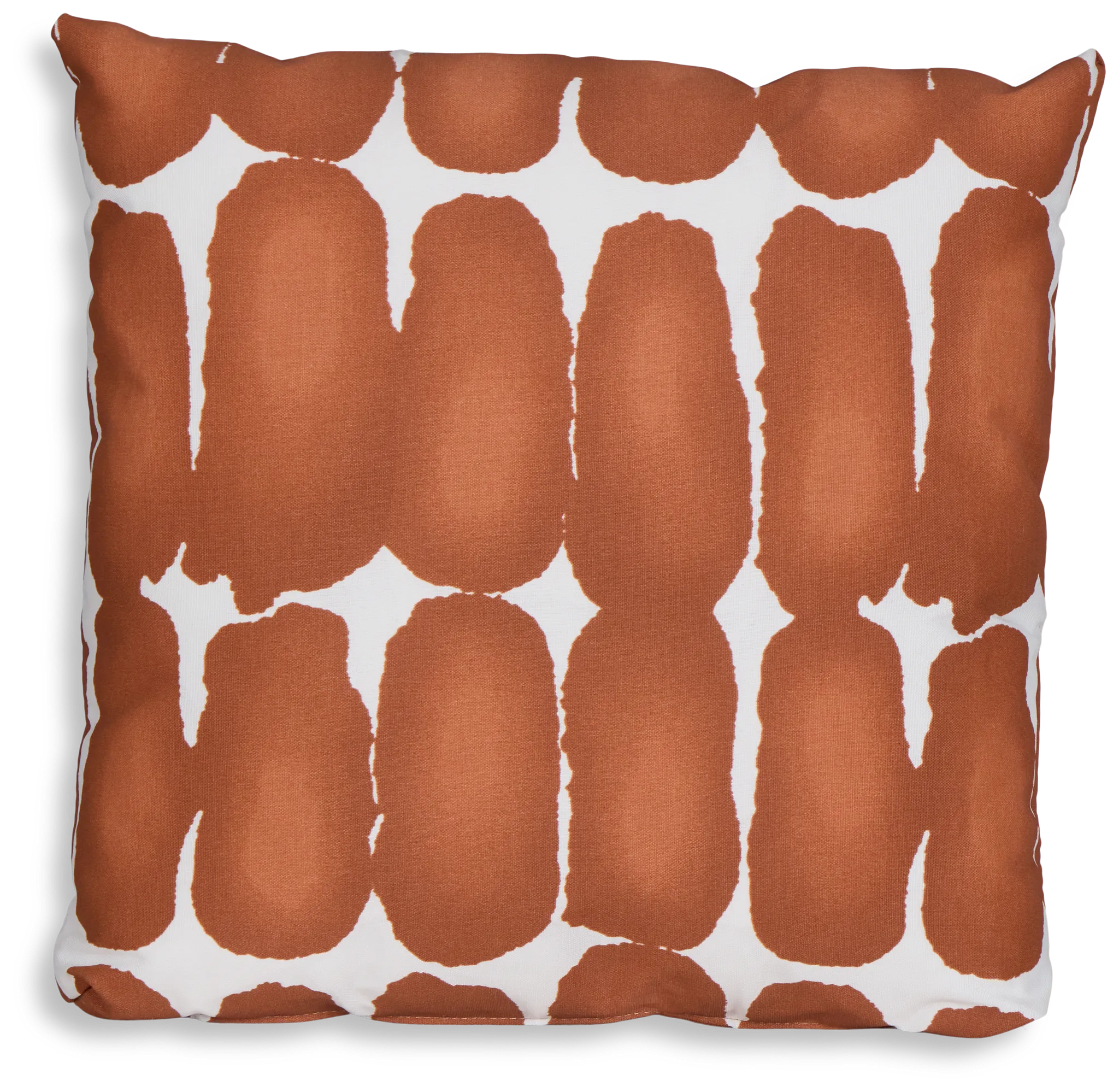 Shiba Dot Dark Orange 18" Indoor/outdoor Accent Pillow