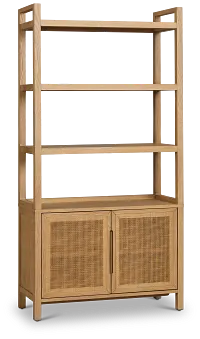 Pacific Light Tone Woven Bookcase