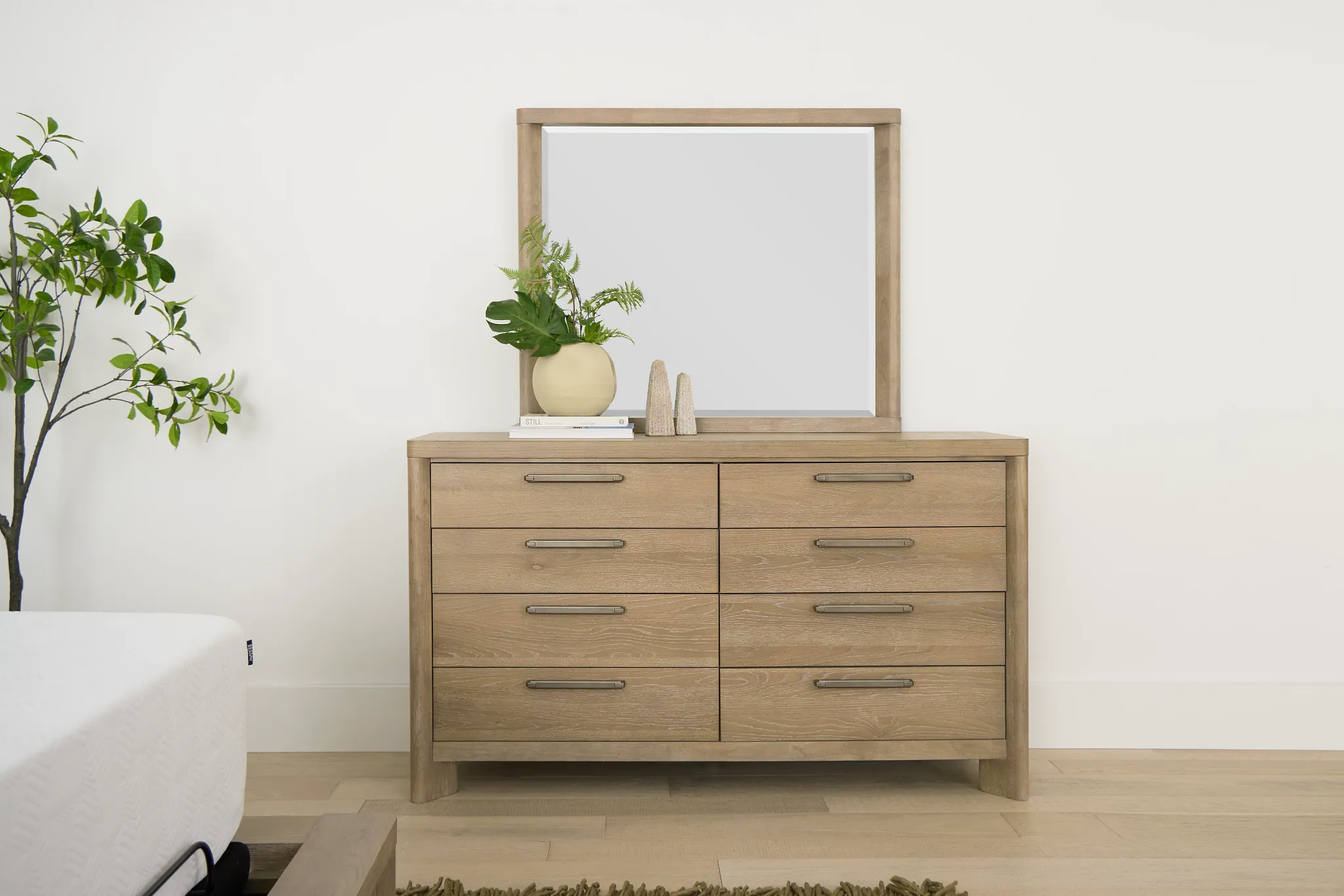 Alton Light Tone Dresser & Mirror