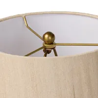Four Hands Zura Beige Ceramic Floor Lamp