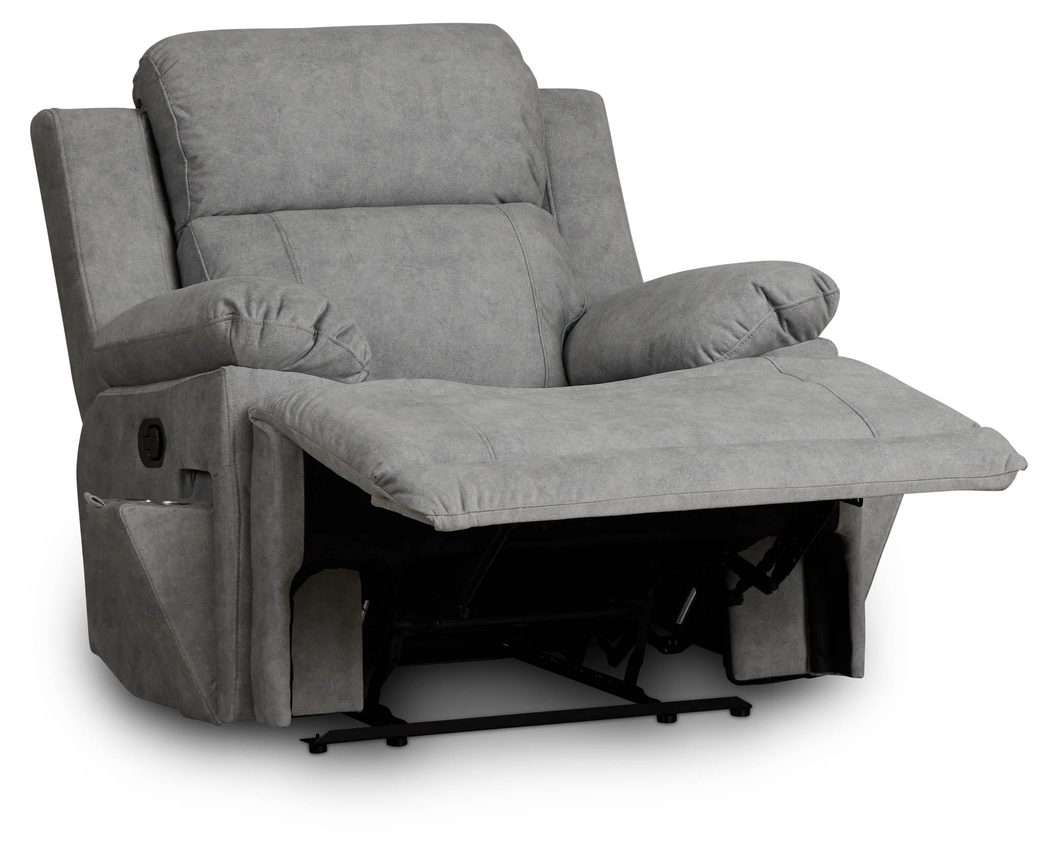 Benson Gray Micro Recliner