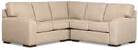 Sinclair Brown Fabric Small Two-arm Sectional