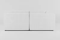 Destin Revenue White Fabric 8-piece Pit Sectional