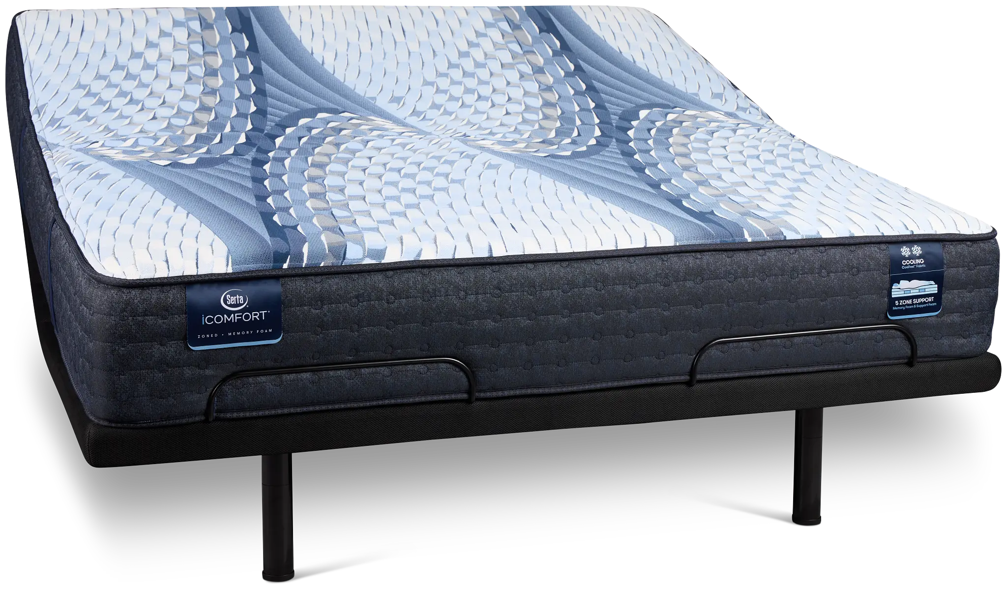 Serta Icomfort Iona Medium Elite Adjustable Mattress Set Serta Icomfort Iona Medium Elite Adjustable Mattress Set