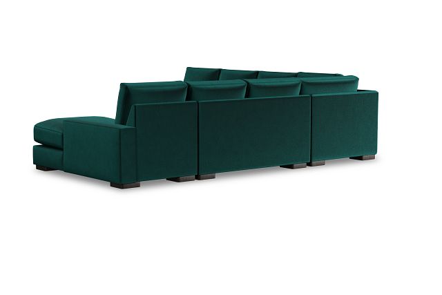 Edgewater Joya Green Large Right Chaise Sectional (3)