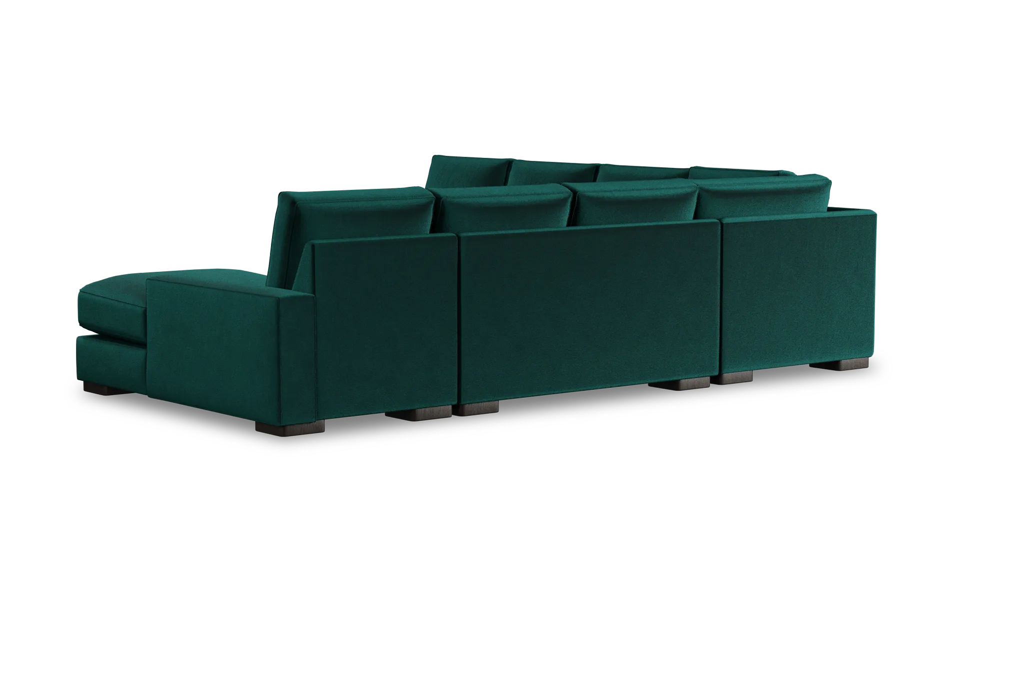 Edgewater Joya Green Large Right Chaise Sectional