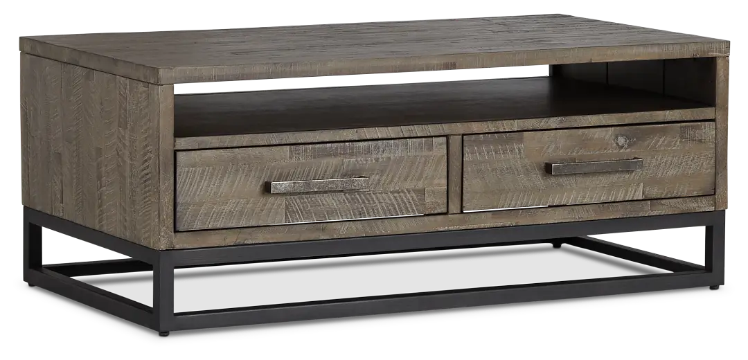 Hayes Light Gray Rectangular Coffee Table Hayes Light Gray Rectangular Coffee Table