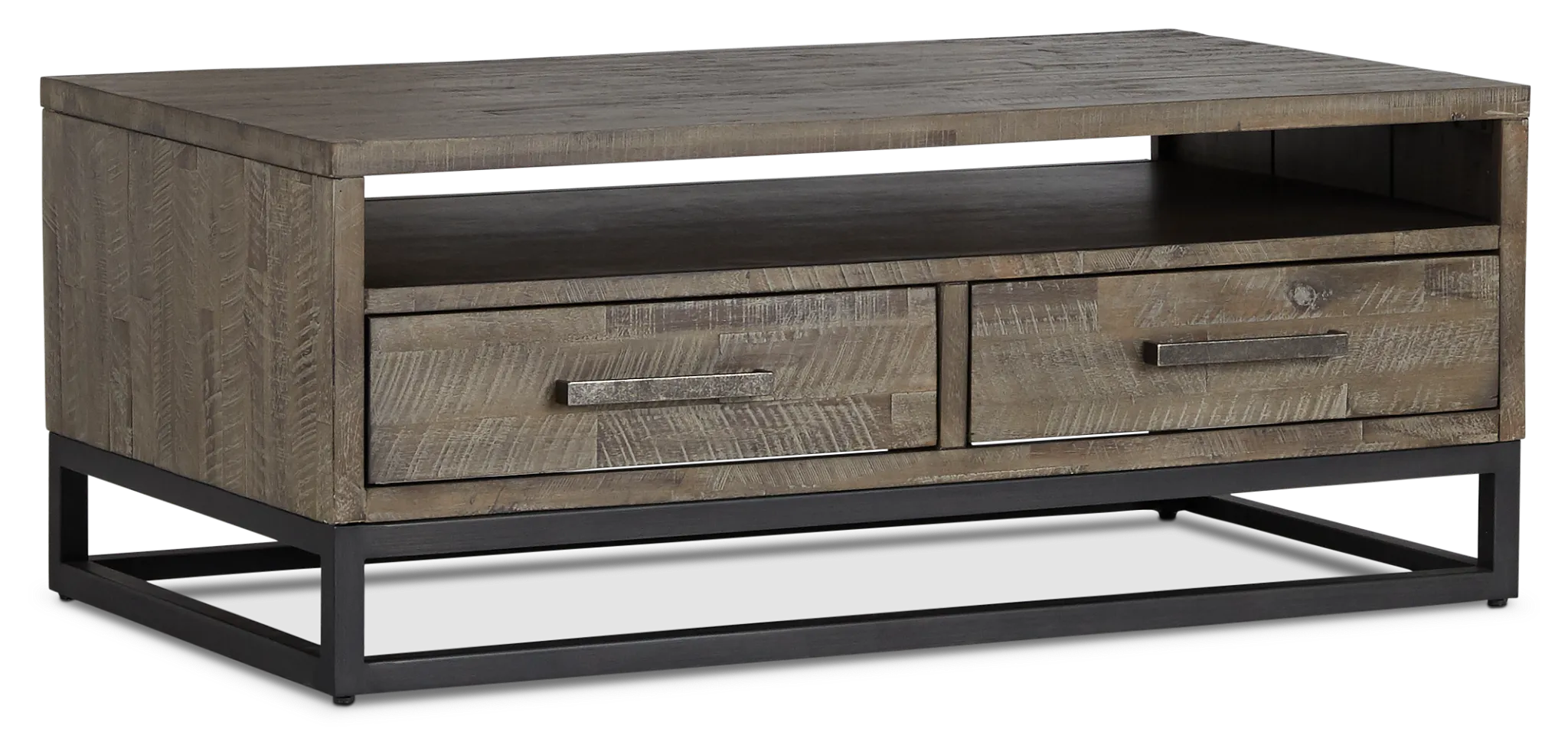 Hayes Light Gray Rectangular Coffee Table