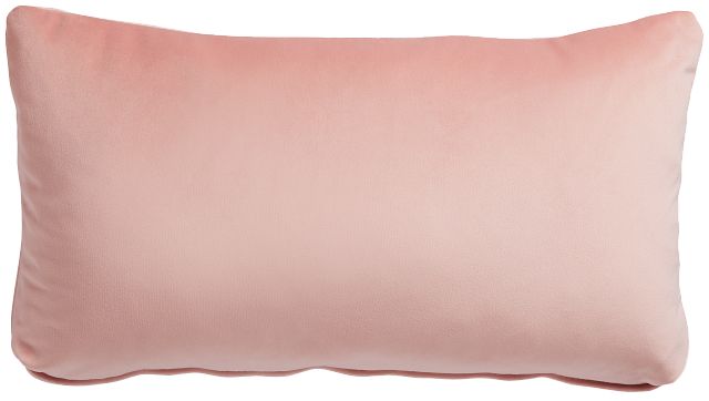 Reign Light Pink Lumbar Accent Pillow