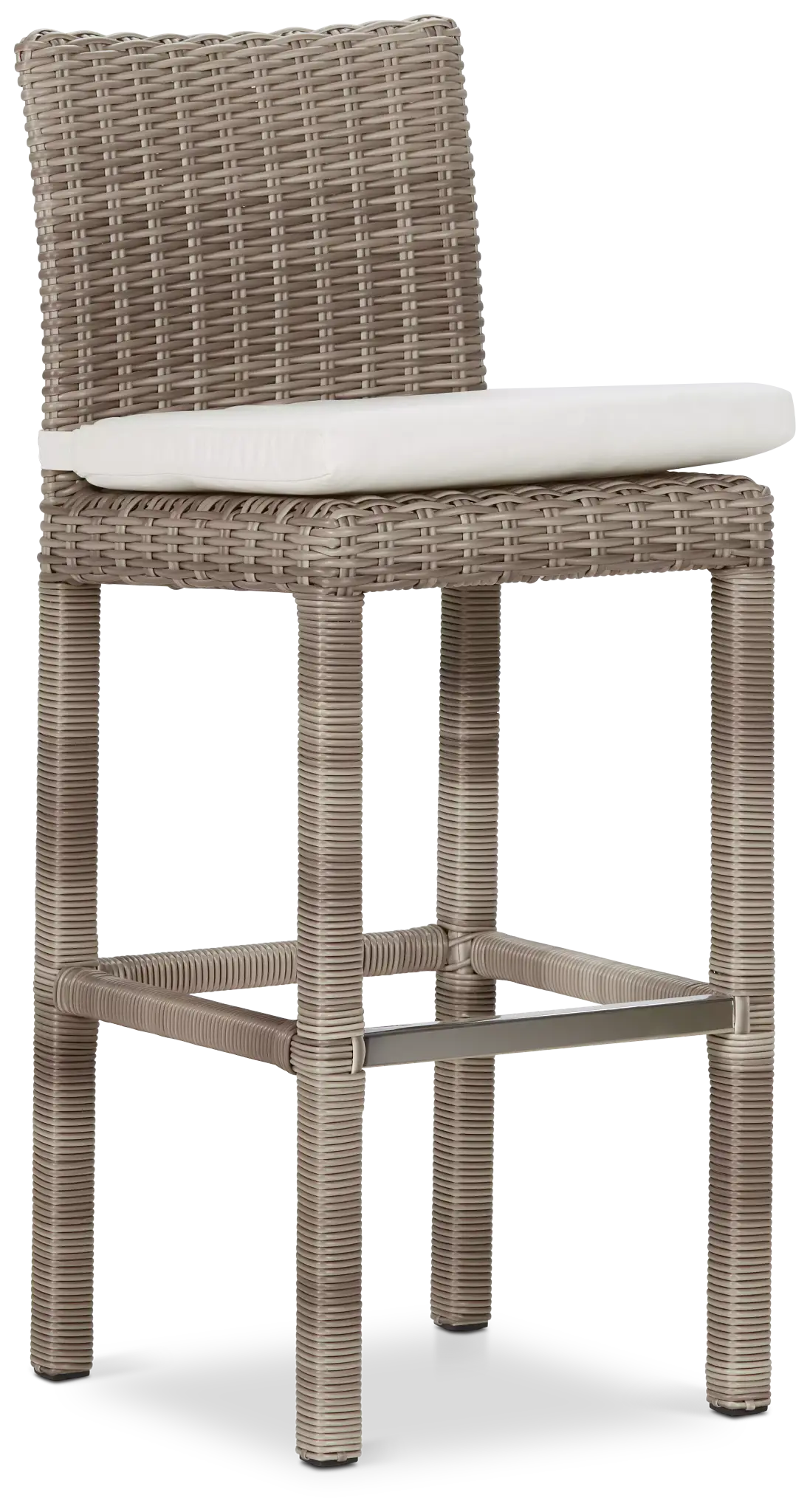 Raleigh White Woven 30" Barstool Raleigh White Woven 30" Barstool