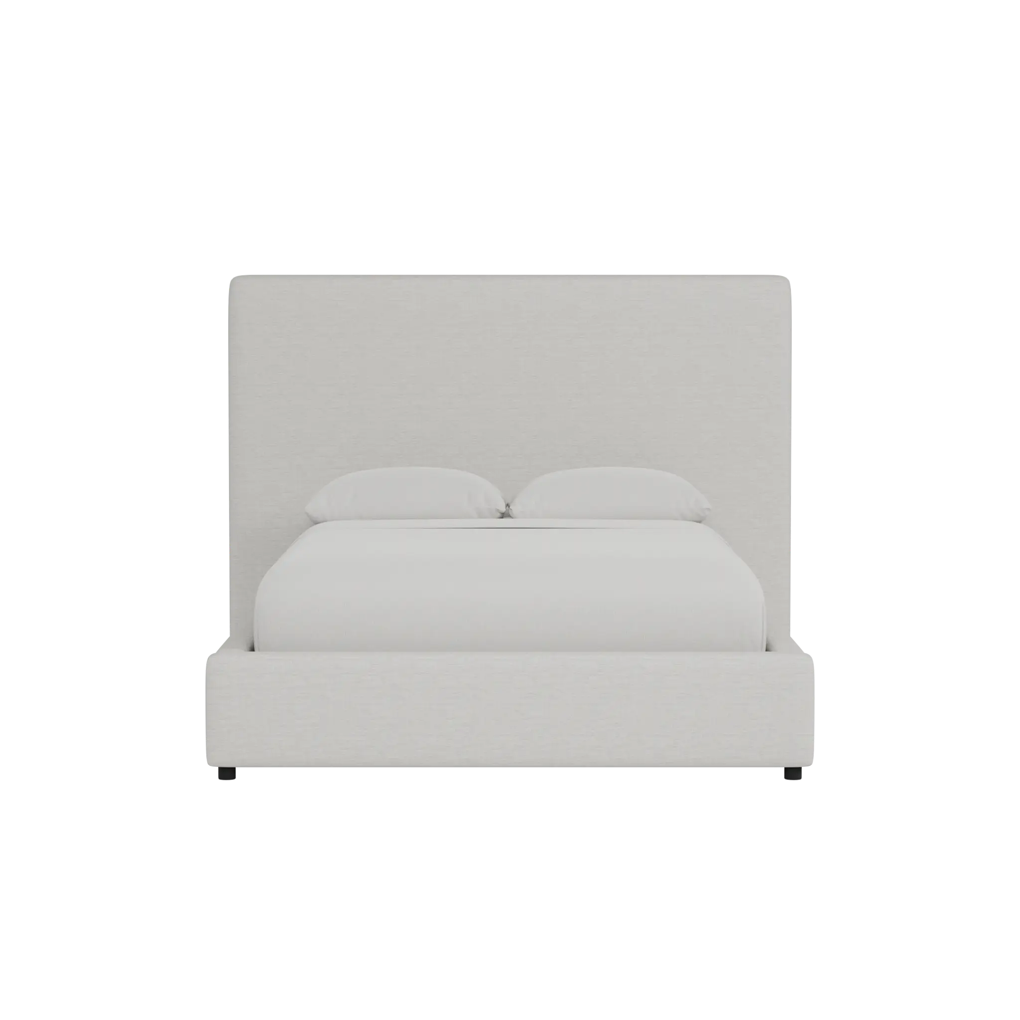 Grayton Maguire Ivory 54" Upholstered Platform Bed Grayton Maguire Ivory 54" Upholstered Platform Bed