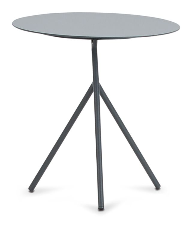 Ibiza Dark Gray Low Accent Table