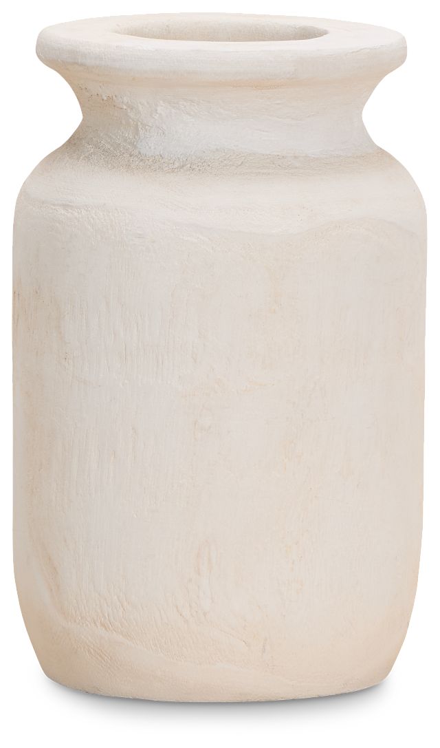 Elza White 6" Vase