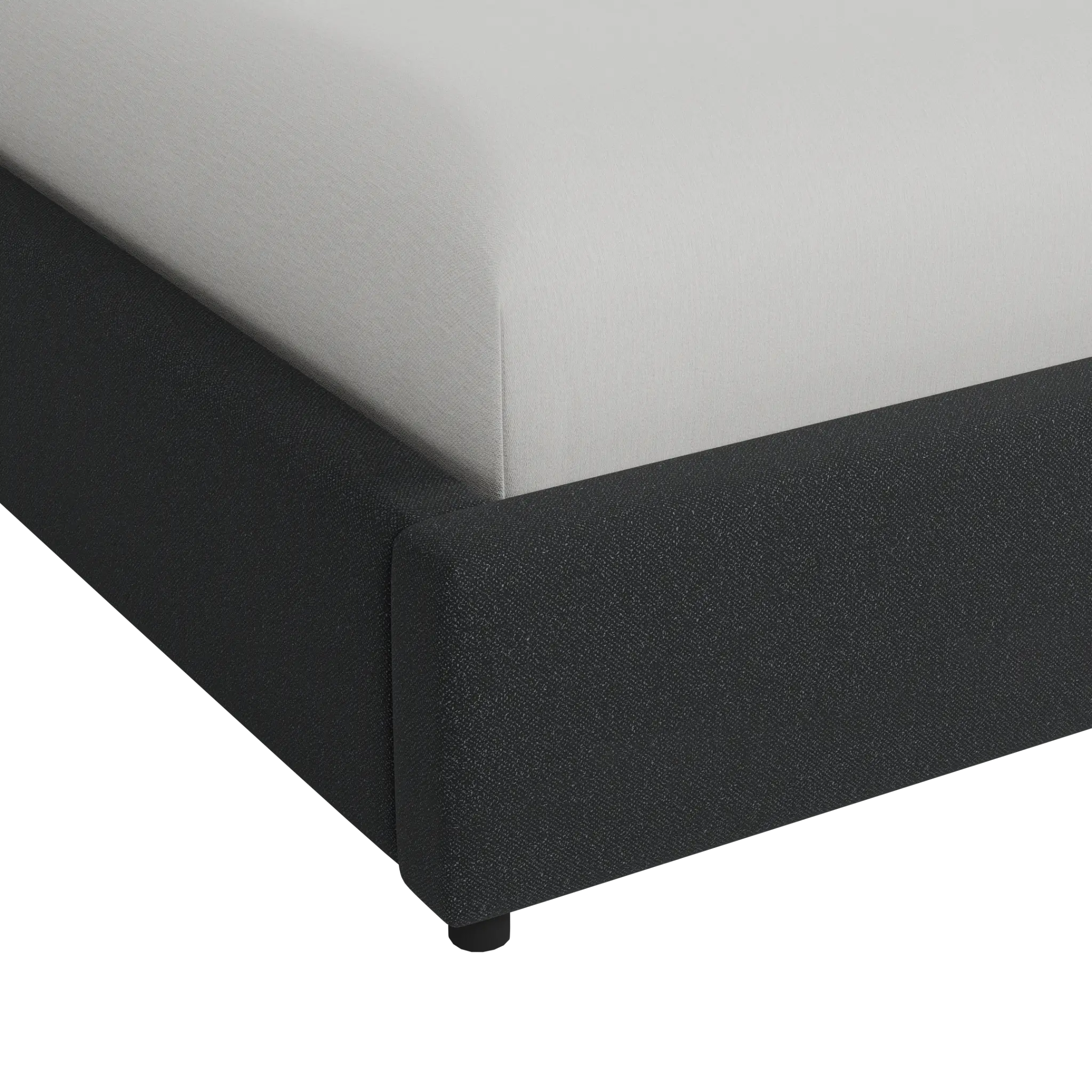 Grayton Elite Black 54" Upholstered Platform Bed Grayton Elite Black 54" Upholstered Platform Bed