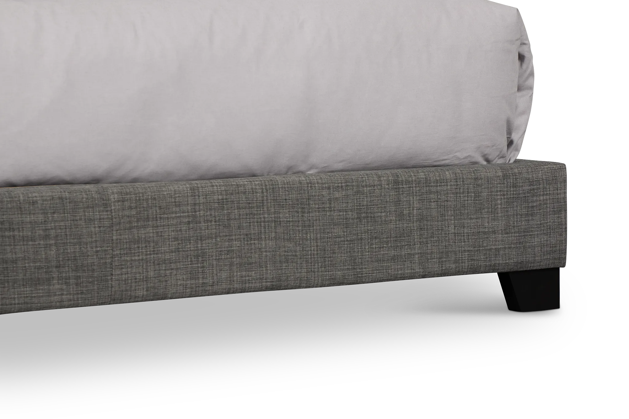 Flagler Gray Uph Panel Bed