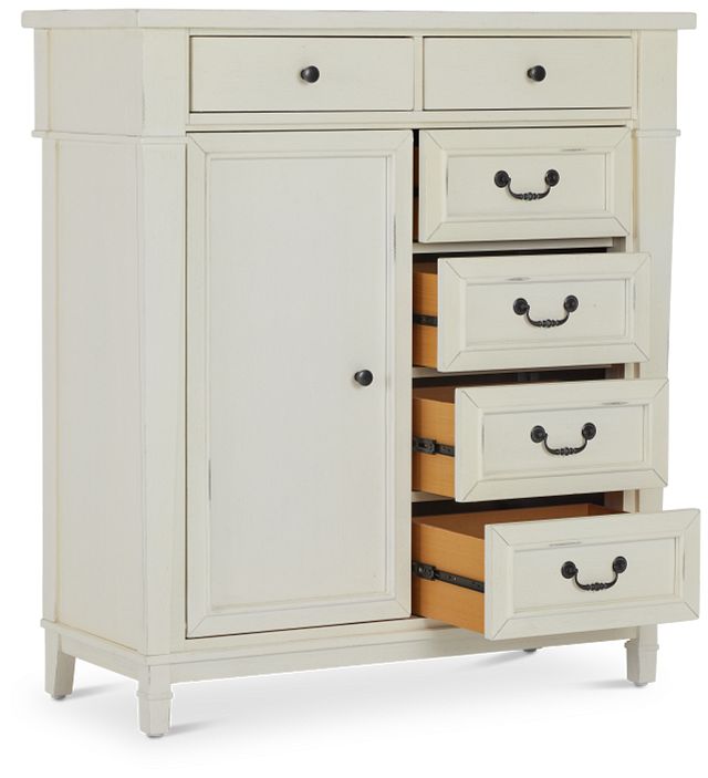 Stoney White Door Chest