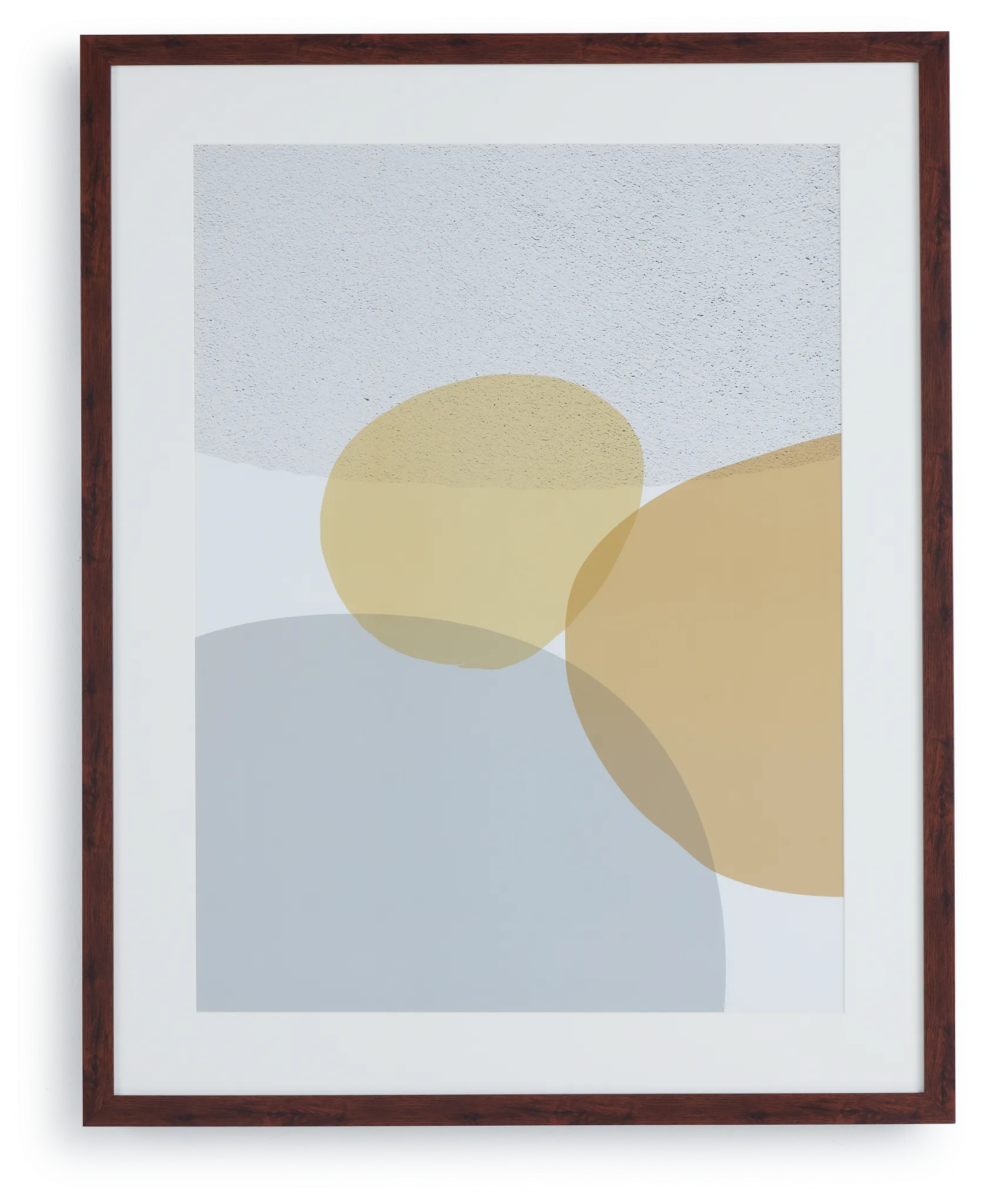 Lynzy Yellow Framed Wall Art