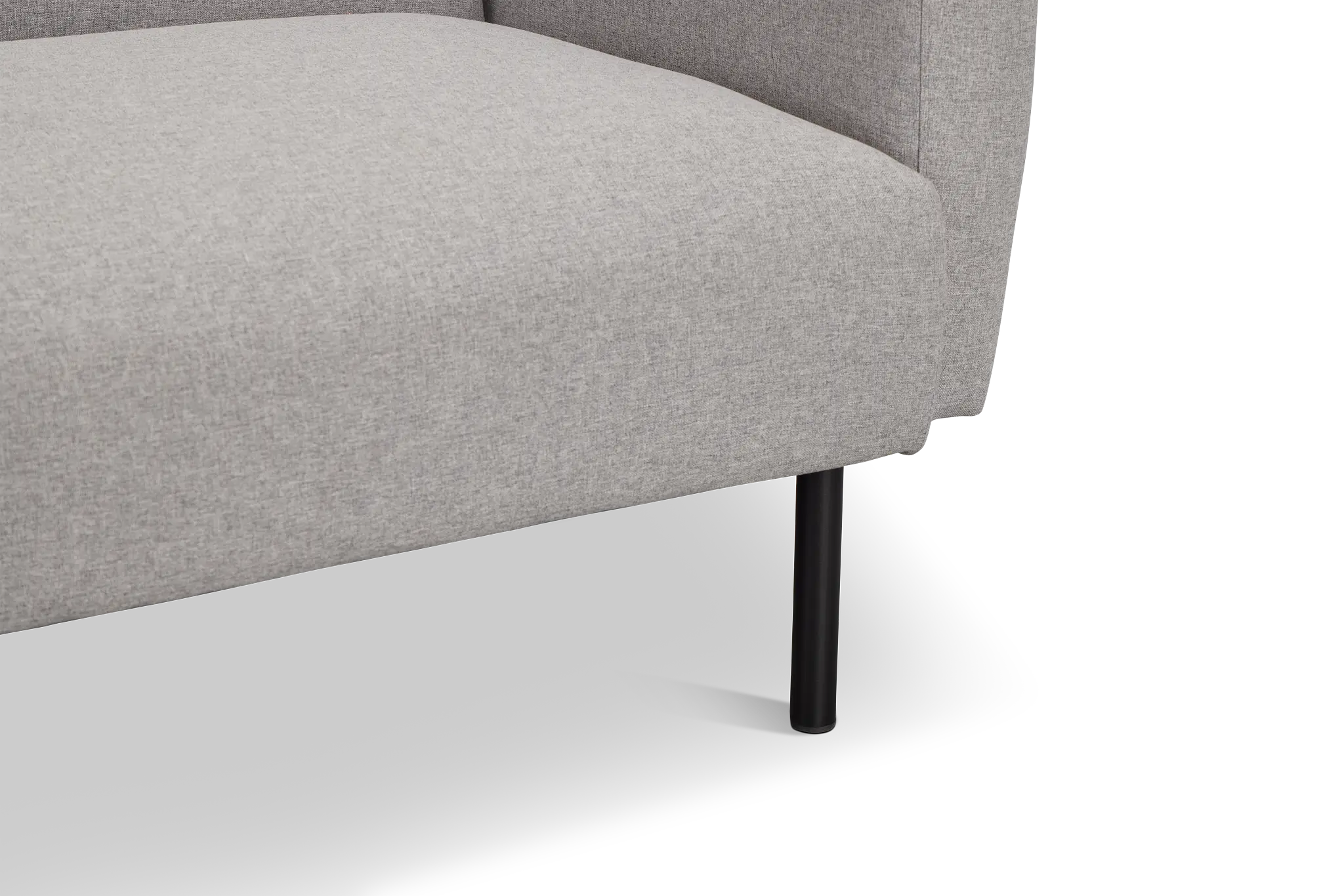Denali Light Gray Fabric Sofa Futon Denali Light Gray Fabric Sofa Futon