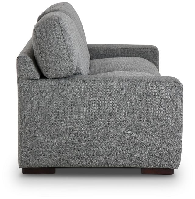 Veronica 90" Dark Gray Down Sofa