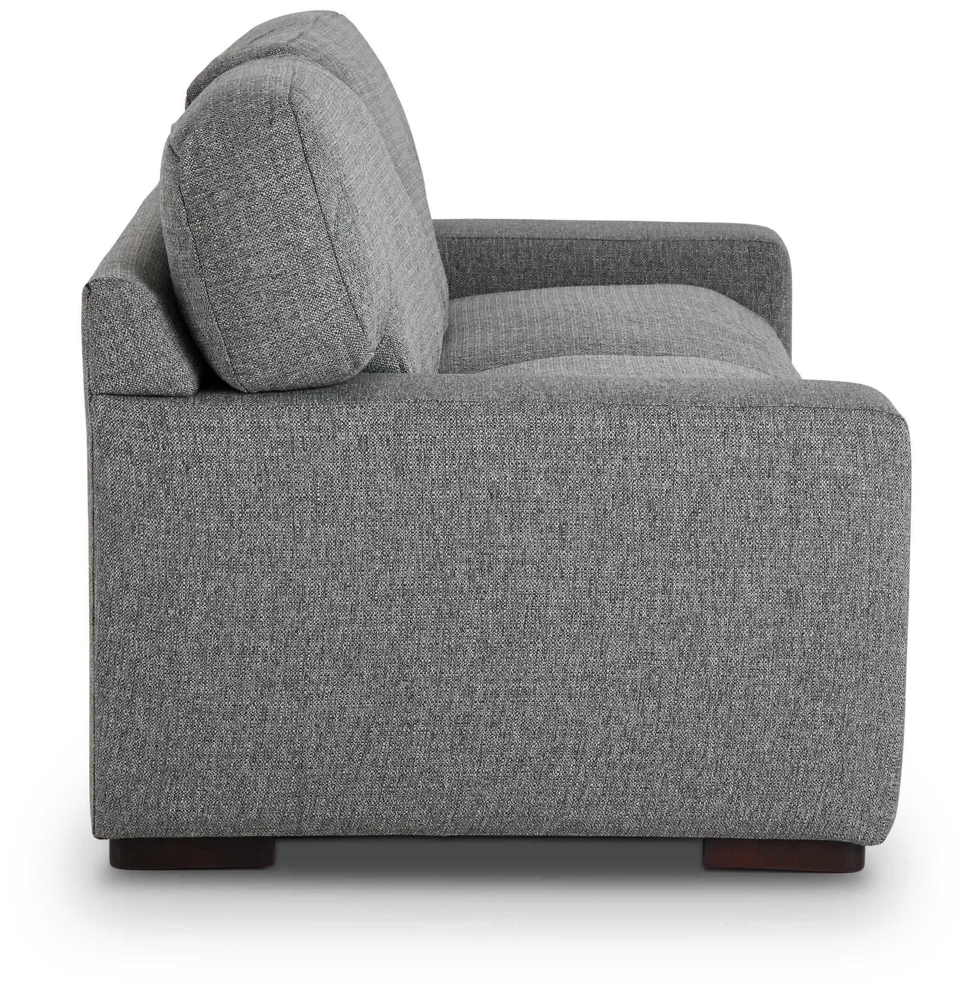 Veronica 90" Dark Gray Down Sofa