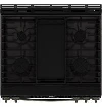 Ge 600 Series Black 30" Gas Range