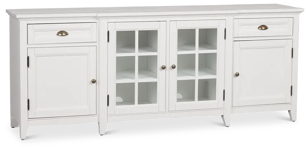 Heron Cove White 80" Tv Stand Heron Cove White 80" Tv Stand