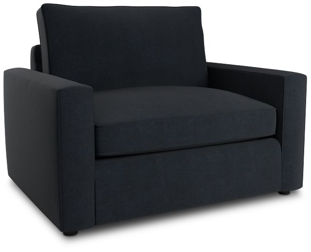 Siesta Victory Dark Blue Fabric Cooling Memory Foam Sleeper