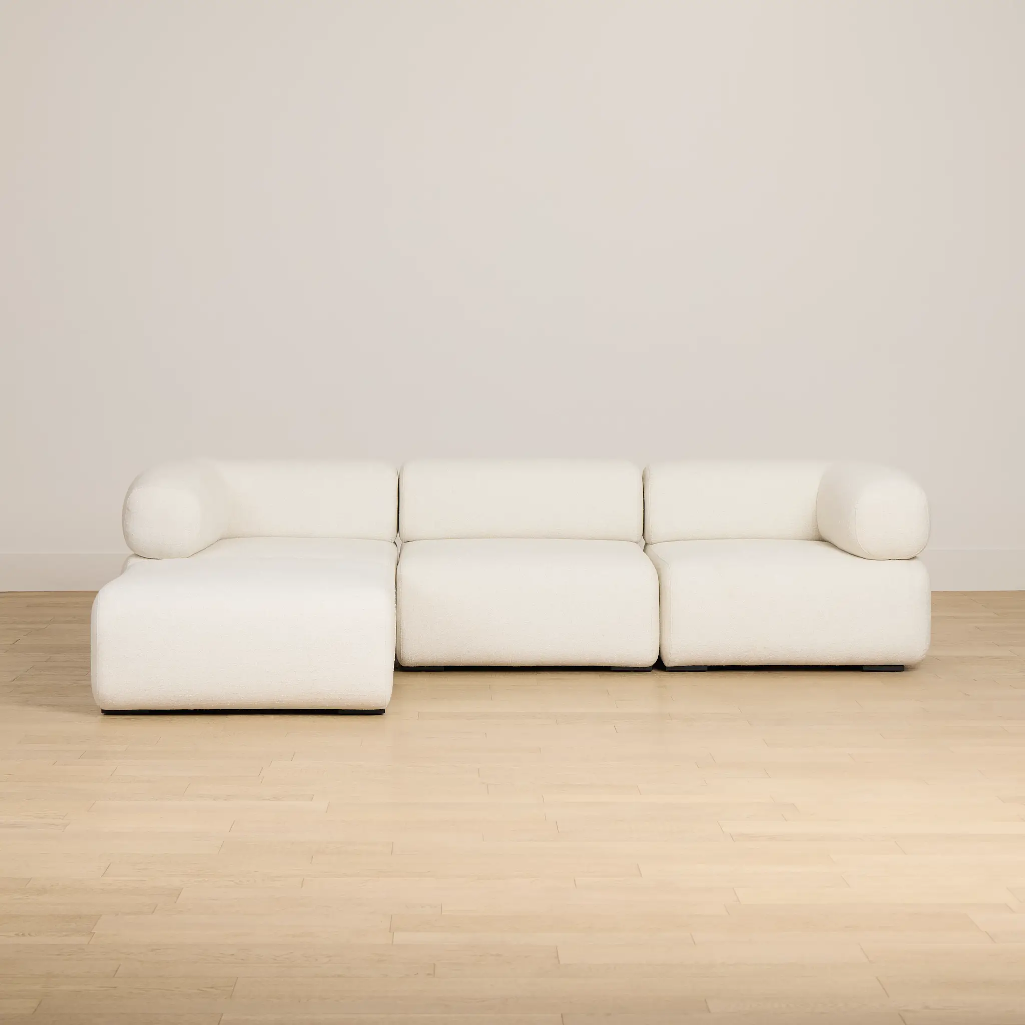 Celeste Light Beige Fabric 4-piece Chaise Sectional Celeste Light Beige Fabric 4-piece Chaise Sectional