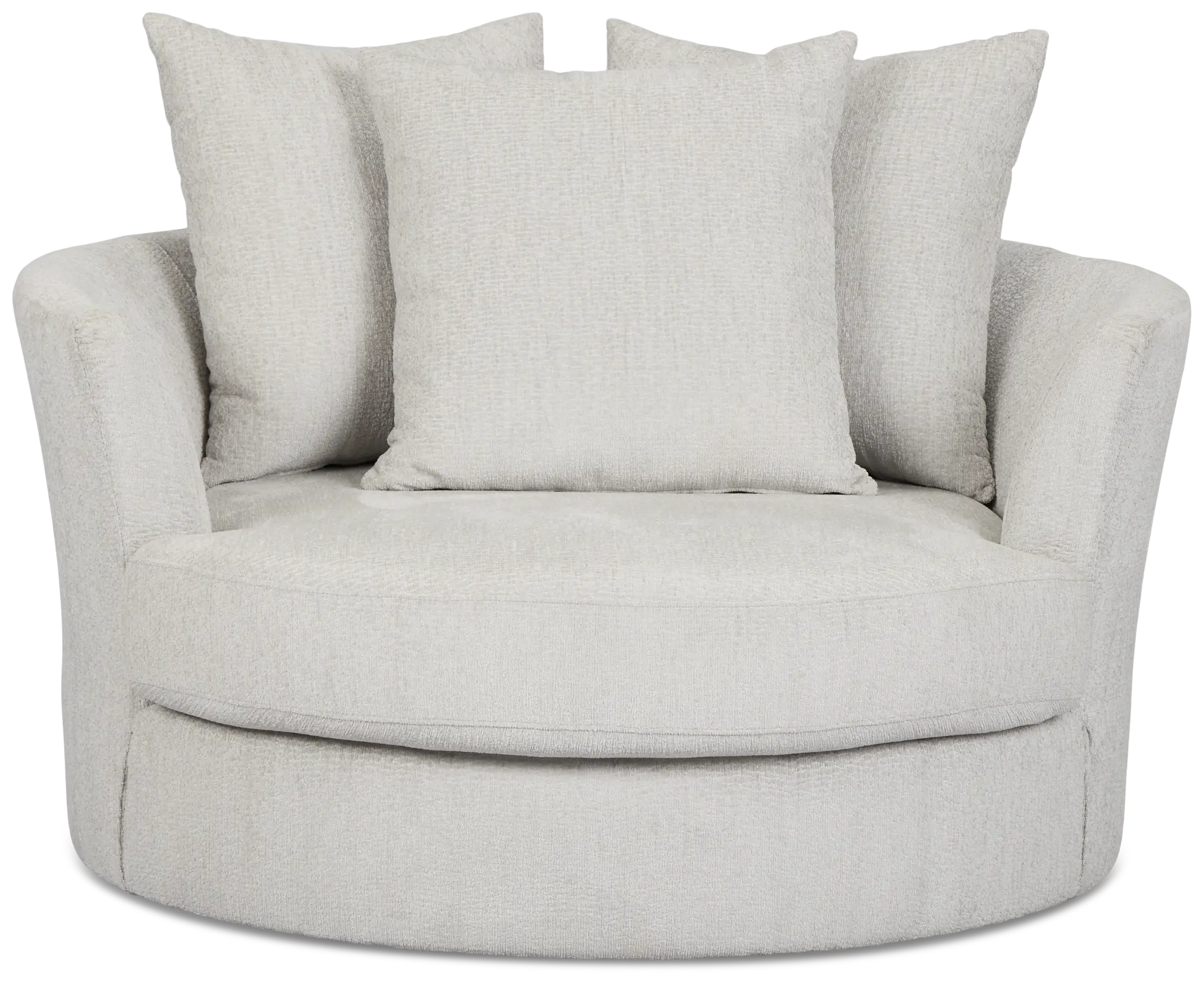 Everly Gray Fabric Swivel Chair Everly Gray Fabric Swivel Chair