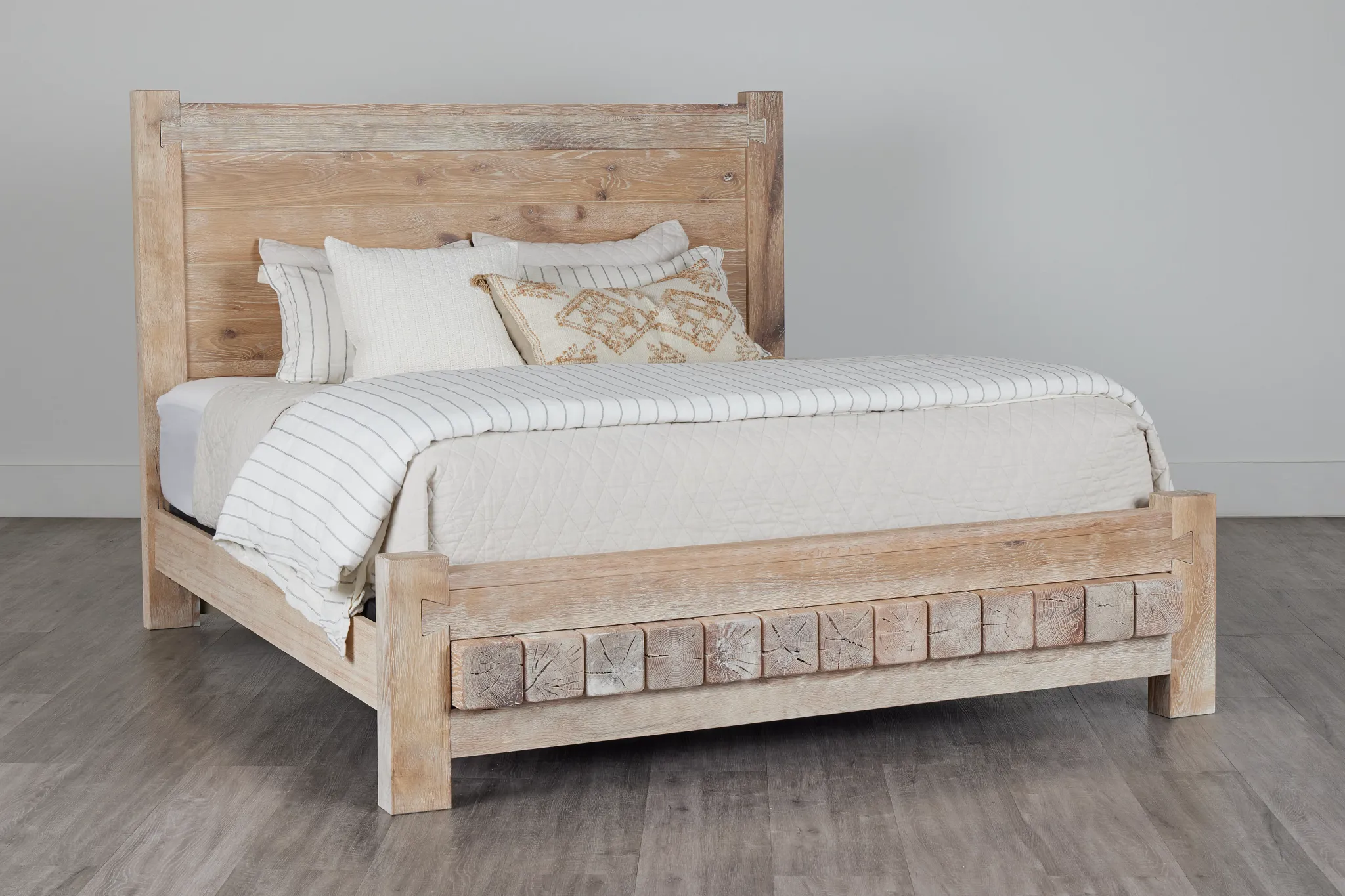 Salt Lake Light Tone Platform Bed