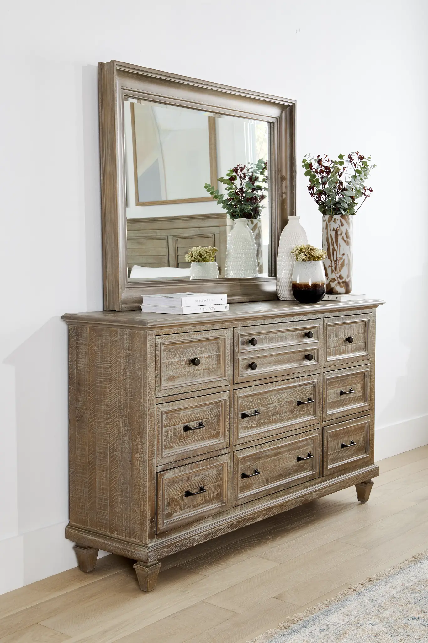 Sonoma Light Tone Dresser & Mirror Sonoma Light Tone Dresser & Mirror