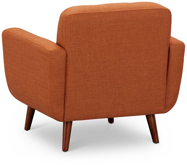 Raya Orange Fabric Chair