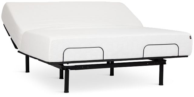 Rest & Renew By Zinus Gel Memory Foam Mattress 12" Medium Slat Adjustable Mattress Set