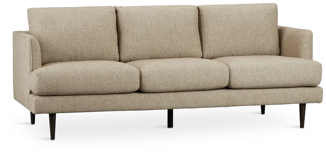 Easton Brown Fabric Sofa Easton Brown Fabric Sofa
