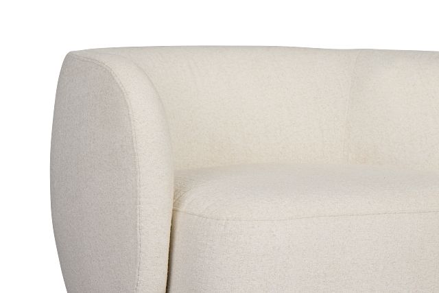Celeste Light Beige Fabric Swivel Accent Chair
