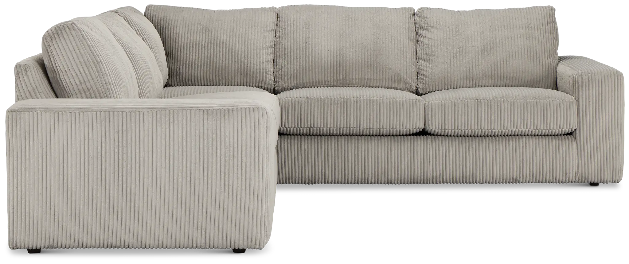 Charlie Gray Fabric Small Two-arm Sectional Charlie Gray Fabric Small Two-arm Sectional