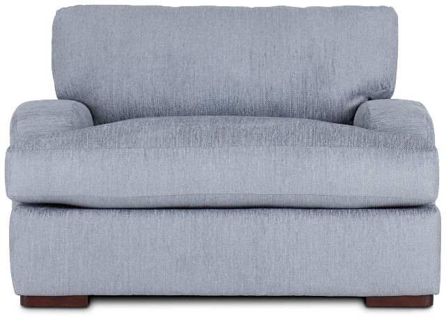 Alpha Light Gray Fabric Chair