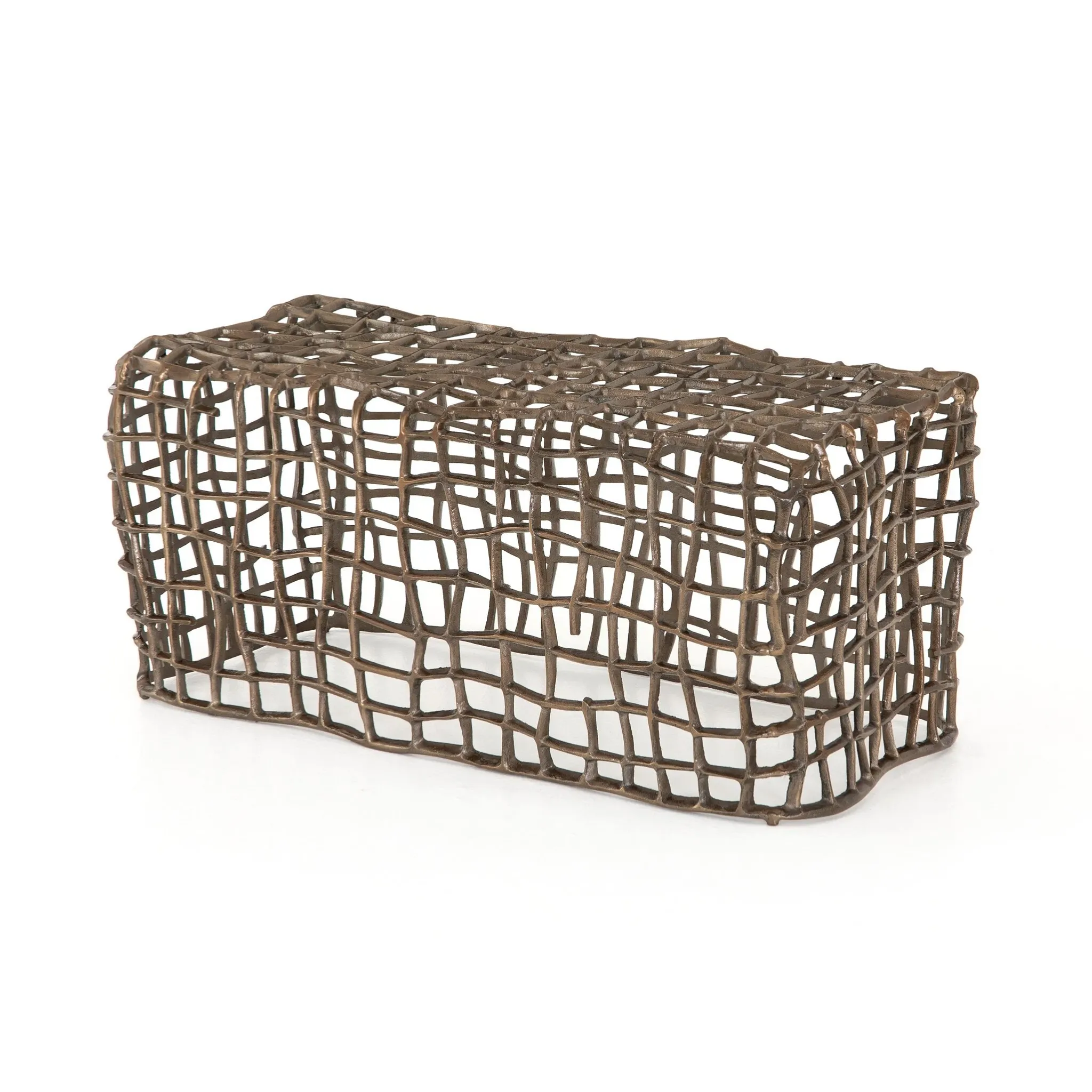 Four Hands Jess Bronze Metal Bench